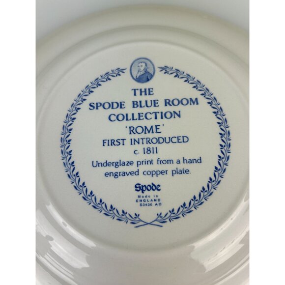 Spode Blue Room Collection Plate ROME 10.5" Made in England Home Decor European - Picture 9 of 14